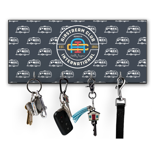 Custom Airstream Club International Logo Key Hanger w/ 4 Hooks