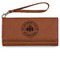 Airstream Club International Logo Ladies Wallet - Leather - Rawhide - Front View