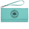 Airstream Club International Logo Ladies Wallet - Leather - Teal - Front View