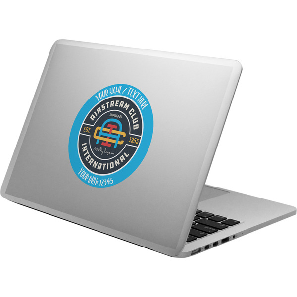 Custom Airstream Club International Logo Laptop Decal