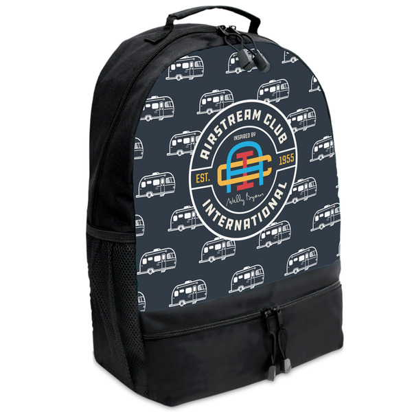 Custom Airstream Club International Logo Backpack - Black