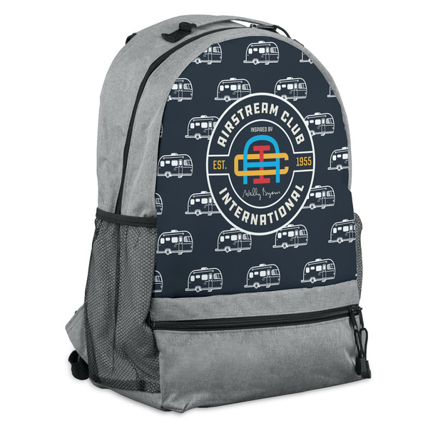 Custom Airstream Club International Logo Backpack - Gray