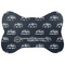 Airstream Club International Logo Large Bone Shaped Mat - Flat