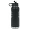 Airstream Club International Logo Laser Engraved Water Bottles - Front & Back Engraving - Side View