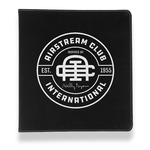 Airstream Club International Logo Leather Binder - 1" - Black