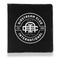 Airstream Club International Logo Leather Binder - 1" - Black - Front View