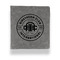 Airstream Club International Logo Leather Binder - 1" - Grey - Front View