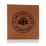 Airstream Club International Logo Leather Binder - 1" - Rawhide