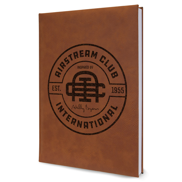 Custom Airstream Club International Logo Leather Sketchbook - Large - Double-Sided