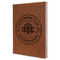 Airstream Club International Logo Leather Sketchbook - Large - Single Sided - Angled View