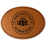 Airstream Club International Logo Faux Leather Iron On Patch - Oval