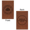 Airstream Club International Logo Leatherette Sketchbooks - Small - Double Sided - Front & Back View