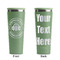 Airstream Club International Logo Light Green RTIC Everyday Tumbler - 28 oz. - Front and Back