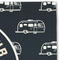 Airstream Club International Logo Linen Placemat - Detail