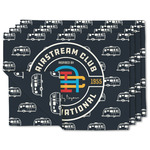 Airstream Club International Logo Double-Sided Linen Placemats - Set of 4