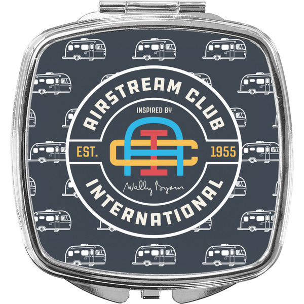 Custom Airstream Club International Logo Compact Makeup Mirror