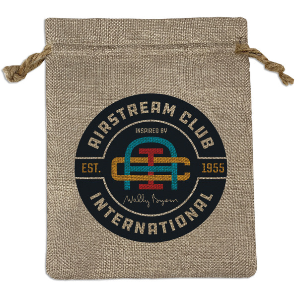 Custom Airstream Club International Logo Burlap Gift Bag