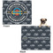 Airstream Club International Logo Microfleece Dog Blanket - Large- Front & Back