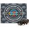 Airstream Club International Logo Microfleece Dog Blanket - Large