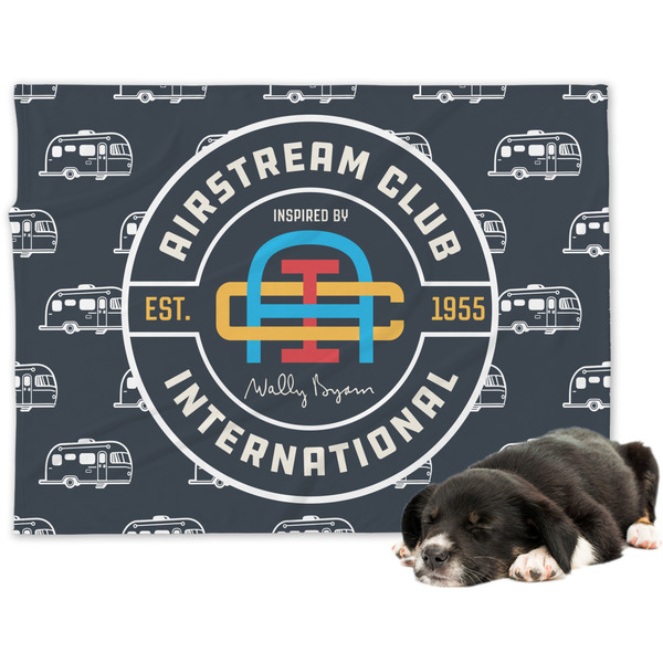 Custom Airstream Club International Logo Dog Blanket - Regular