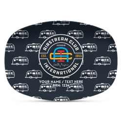 Airstream Club International Logo Plastic Platter - Microwave & Oven Safe Composite Polymer