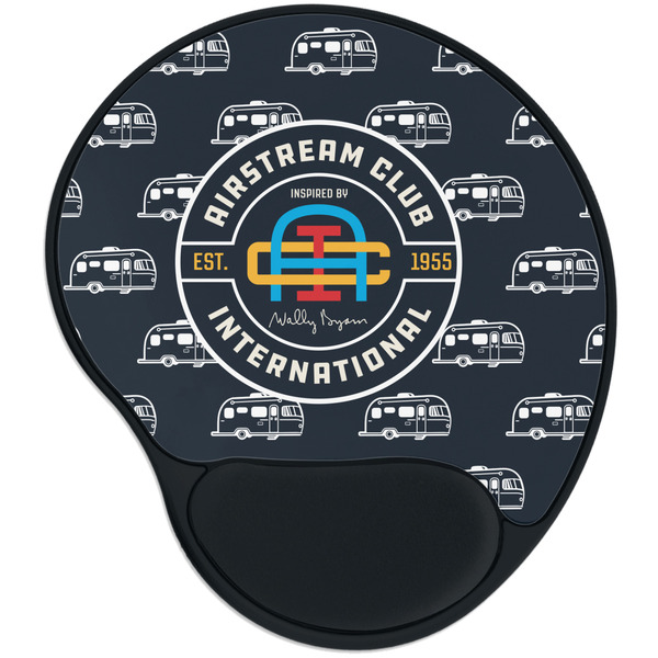 Custom Airstream Club International Logo Mouse Pad with Wrist Support