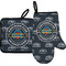 Airstream Club International Logo Neoprene Oven Mitt and Pot Holder Set