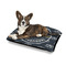 Airstream Club International Logo Outdoor Dog Beds - Medium - IN CONTEXT