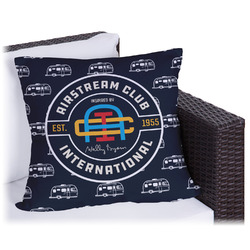 Airstream Club International Logo Outdoor Pillow