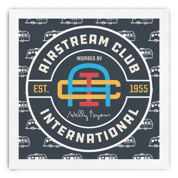 Custom Airstream Club International Logo Paper Dinner Napkins