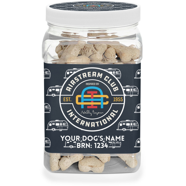 Custom Airstream Club International Logo Dog Treat Jar