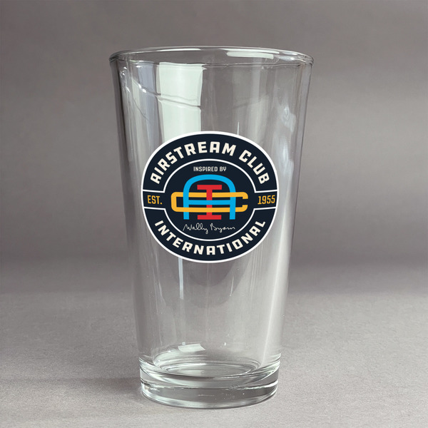 Custom Airstream Club International Logo Pint Glass - Full Color Logo