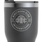 Airstream Club International Logo RTIC Tumbler - Black - Close Up