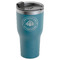 Airstream Club International Logo RTIC Tumbler - Dark Teal - Angled