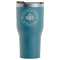 Airstream Club International Logo RTIC Tumbler - Dark Teal - Front