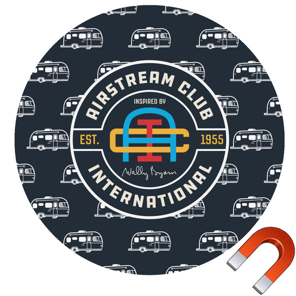 Custom Airstream Club International Logo Car Magnet