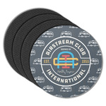 Airstream Club International Logo Round Rubber Backed Coasters - Set of 4