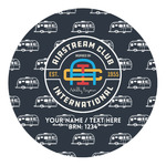 Airstream Club International Logo Round Decal