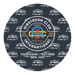 Airstream Club International Logo Round Decal