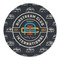 Airstream Club International Logo Round Linen Placemats - FRONT (Double Sided)