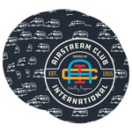 Airstream Club International Logo Round Paper Coasters