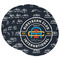 Airstream Club International Logo Round Paper Coaster - Main