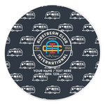 Airstream Club International Logo Round Stone Trivet