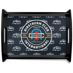 Airstream Club International Logo Black Wooden Tray - Large