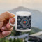 Airstream Club International Logo Single Shot Espresso Cup - Lifestyle in Hand