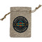 Airstream Club International Logo Small Burlap Gift Bag - Front