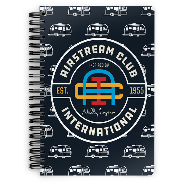 Custom Airstream Club International Logo Spiral Notebook - 7" x 10"