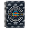 Airstream Club International Logo Spiral Journal Large - Front View