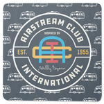 Airstream Club International Logo Square Rubber Backed Coaster - Single