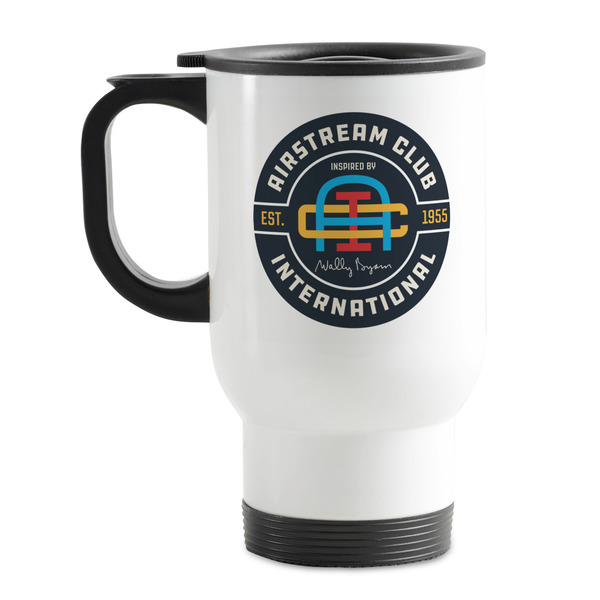 Custom Airstream Club International Logo Stainless Steel Travel Mug with Handle